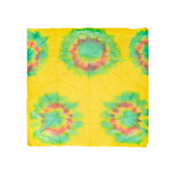 Lush Yellow Tie-Dye Lokta Wrap