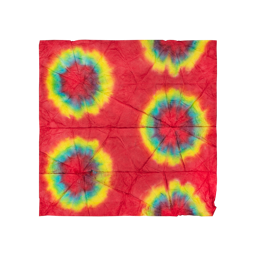 Lush Red Tie-Dye Lokta Wrap